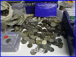 LIBERTY!!! BUFFALO SILVER 4 COIN ESTATE LOT ALL OVER 70 YEARS OLD WWII