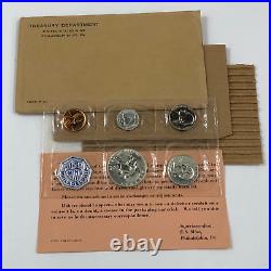 (1) 1955 United States SILVER Proof Set in Original Package Flat Pack