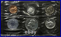 (10) 1963 Proof Set US Mint 90% Silver Coin Lot With Original Envelope COA MQ