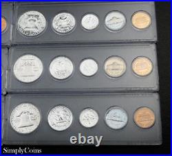 (10) 1963 Proof Sets US Mint Silver Coin Lot Mixed Collection SKU-34