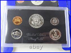 (10) 1969-S US Mint Proof Sets 50 Coins Wholesale Lot OGP 40% Silver Kennedy