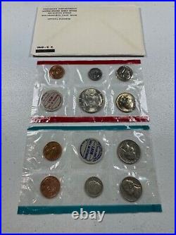 (10) 1969 US Mint Silver P & D Sets, in OGP, Lots of Luster, with GREAT coins