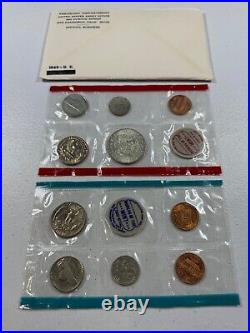 (10) 1969 US Mint Silver P & D Sets, in OGP, Lots of Luster, with GREAT coins