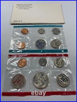 (10) 1970 US Mint Silver P & D Sets, in OGP, Lots of Luster, with GREAT coins