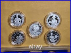 10 Coins US Mint 2025 American Women Silver Proof Quarters Set Clad & Silver %