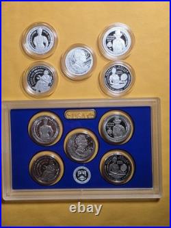 10 Coins US Mint 2025 American Women Silver Proof Quarters Set Clad & Silver %