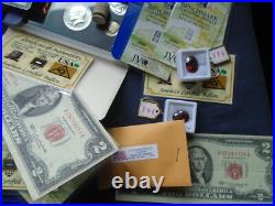 10 Pc. Lot- Ruby-silver-gold-1969 Proof Set-civil War Bullet Rare Bill-invest 10 Pc. Lot- Ruby-silver-gold-1969 Proof Set-civil War Bullet Rare Bill-invest