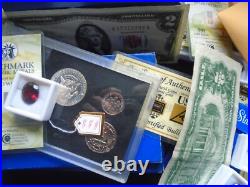 10 Pc. Lot- Ruby-silver-gold-1969 Proof Set-civil War Bullet Rare Bill-invest 10 Pc. Lot- Ruby-silver-gold-1969 Proof Set-civil War Bullet Rare Bill-invest