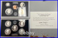 12 Complete Years-United States Mint Silver Proof Sets WithCOA