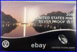 12 Complete Years-United States Mint Silver Proof Sets WithCOA