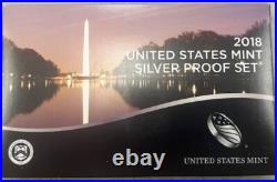 12 Complete Years-United States Mint Silver Proof Sets WithCOA