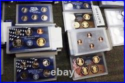 13 US Proof Sets 1999 2011 Consecutive all Boxed with COAs $9.00 ea free ship 13 US Proof Sets 1999 2011 Consecutive all Boxed with COAs $9.00 ea free ship
