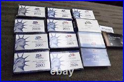 13 US Proof Sets 1999 2011 Consecutive all Boxed with COAs $9.00 ea free ship 13 US Proof Sets 1999 2011 Consecutive all Boxed with COAs $9.00 ea free ship