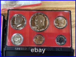 1776-1976-PDS Complete US Bicentennial BU/Proof Silver/Clad 6 Sets. America250 1776-1976-PDS Complete US Bicentennial BU/Proof Silver/Clad 6 Sets. America250