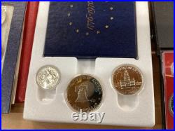 1776-1976-PDS Complete US Bicentennial BU/Proof Silver/Clad 6 Sets. America250 1776-1976-PDS Complete US Bicentennial BU/Proof Silver/Clad 6 Sets. America250