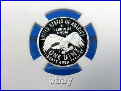 1776-2026 S, 10-Coin Silver Proof Set NGC Pf 70 UCam, FDOI, 250 Prop. Label