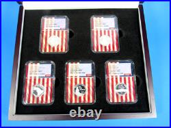 1776-2026 S, 5-Coin, Silver Proof Set, Quarters Only NGC Pf 70 UCam Advance Rel