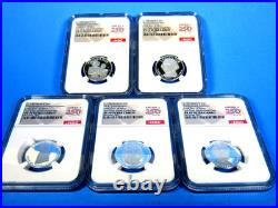 1776-2026 S, 5-Coin, Silver Proof Set, Quarters Only NGC Pf 70 UCam, FDOI, 250 1776-2026 S, 5-Coin, Silver Proof Set, Quarters Only NGC Pf 70 UCam, FDOI, 250
