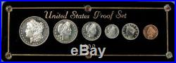 1899 USA Silver Choice Cameo Proof 6 Coin Original Proof Set In Custom Case