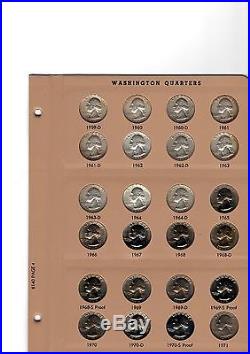 1932-1998 Pdss Proof Complete 186 Washington Quarter Ag-bu Set 1932-1964 Silver