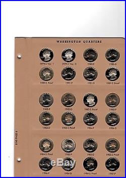 1932-1998 Pdss Proof Complete 186 Washington Quarter Ag-bu Set 1932-1964 Silver