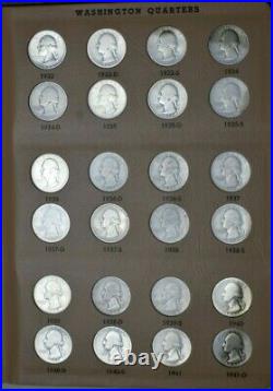 1932P-1998D Washington Quarter Coin Set PDS 147 COINS Many AU/UNCNO PROOFS