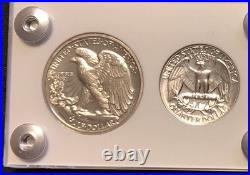 1938 US Mint Silver PROOF Set Gem Coins White Capital Holder