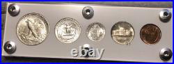 1939 Silver US Mint Year Set Gem BU Coins White Capital Holder Display Box 1939 Silver US Mint Year Set Gem BU Coins White Capital Holder Display Box