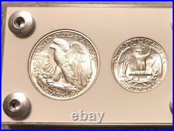 1940 5 Coin US Mint Year Set Gem BU Coins White Capital Holder Display Box 1940 5 Coin US Mint Year Set Gem BU Coins White Capital Holder Display Box