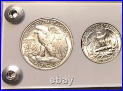1940 5 Coin US Mint Year Set Gem BU Coins White Capital Holder Display Box 1940 5 Coin US Mint Year Set Gem BU Coins White Capital Holder Display Box