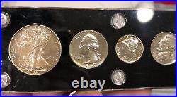 1940 Proof Set Uncertified Ungraded BU+ Captial Holder Great Coins Toned