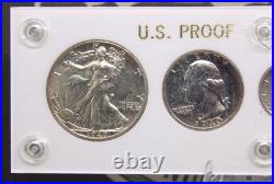 1940 United States SILVER Proof Set (5 Coin) Capitol Holder PROOF ECC&C, Inc