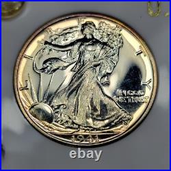 1941 US Silver Proof Set Gem Coins Capital Plastic Holder See Pics Wow J63 1941 US Silver Proof Set Gem Coins Capital Plastic Holder See Pics Wow J63