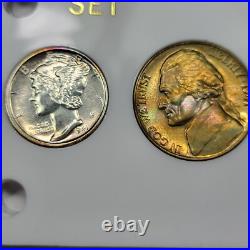 1941 US Silver Proof Set Gem Coins Capital Plastic Holder See Pics Wow J63 1941 US Silver Proof Set Gem Coins Capital Plastic Holder See Pics Wow J63