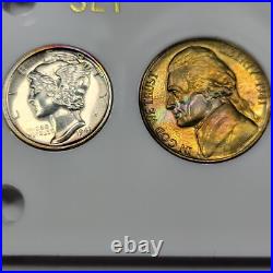 1941 US Silver Proof Set Gem Coins Capital Plastic Holder See Pics Wow J63 1941 US Silver Proof Set Gem Coins Capital Plastic Holder See Pics Wow J63