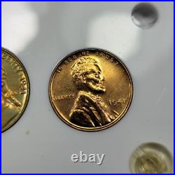 1941 US Silver Proof Set Gem Coins Capital Plastic Holder See Pics Wow J63 1941 US Silver Proof Set Gem Coins Capital Plastic Holder See Pics Wow J63