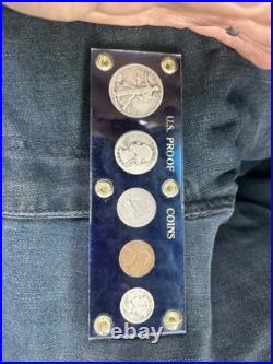 1941 proof set secured in capital holder