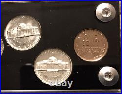 1942 6 Coin US Mint PROOF Set Gem Coins in Black Capital Holder