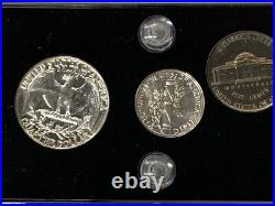 1942 UNITED STATES 6 COIN PROOF SET With RARE SILVER WAR NICKEL (EB1010589)
