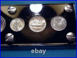 1943 Mint U. S. War-time Silver Set Lustrous Flashy Brilliant Uncirculated Nice