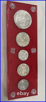 1943 US Mint Set In Red Capital Case