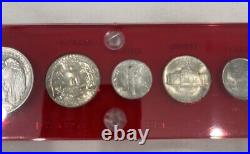 1943 US Mint Set In Red Capital Case