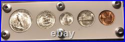 1944 5 Coin Silver US Mint Year Set Gem Coins White Capital Holder Display Box 1944 5 Coin Silver US Mint Year Set Gem Coins White Capital Holder Display Box