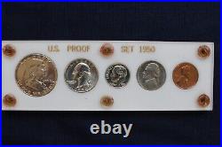 1950 U. S. Mint Silver Proof Set In A Capital Holder