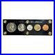 1950-US-Mint-Ben-Franklin-Silver-Proof-5-Coin-Set-in-Black-Capitol-Holder-UNC-01-xjat