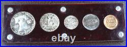 1950 US Mint Proof Set 5 Coins 90% Silver Capital Plastic Slide