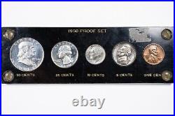 1950 US Proof Set In Capital Plastic Holder 5 Coins