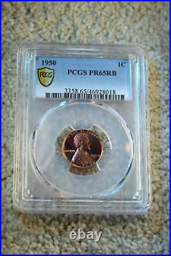 1950 Us Silver Proof Set Pcgs Certified Proof Set Pf-65rb/67/66/66/65! #466