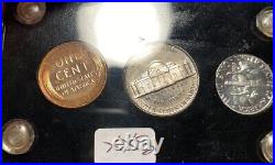 1951 Proof Set Capital Plastics Holder High Grade Gem Coins Nice Franklin