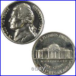 1951 Proof Set U. S. Mint 5 Coins Half Quarter Dime Nickel Cent Collectible